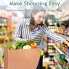 Kraft Paper Shopping Bags Waterproof Greaseproof PVC Coated for Gift Giving Retail Stores Craft Use for Clothing Boutiques