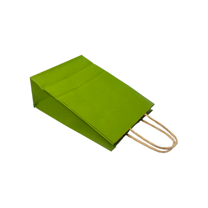 Customized Printed LOGO Cowhide Paper Bags - Simple Candy Color Scheme Gift Bags for Retail Sale Shopping Bag