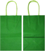 Medium Kraft Paper Gift Bags with Handles Green Recycled Materials Offset Printing Custom Logo for Crafts Use Shopping Bag