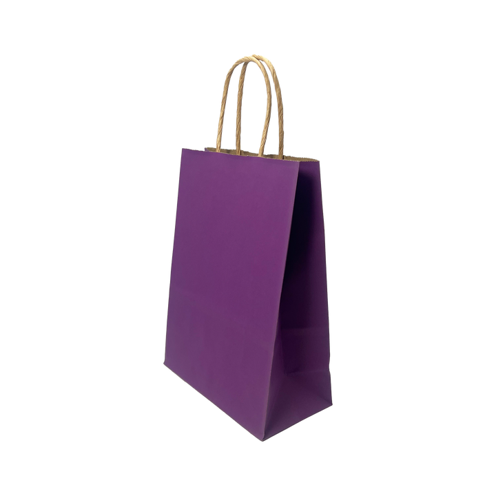 Hand-held Leather Paper Bag with Simple and Colorful Design Custom-printed with LOGO for Gift Packaging Shopping Bag