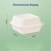 Luxury Double-Layer Burger Boxes - Heat-Resistant Compartments, Kraft Paper with Foil Lining for Gourmet Restaurants Burger Box