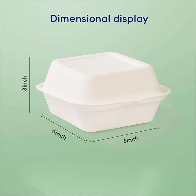 Luxury Double-Layer Burger Boxes - Heat-Resistant Compartments, Kraft Paper with Foil Lining for Gourmet Restaurants Burger Box