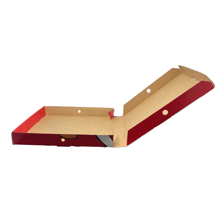 Factory Direct Design and Printing Folding Restaurant Takeout Kraft Paper Corrugated Box Packaging with logo CUSTOM Pizza Box