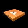 Pattern Square Pizza Bakery for Restaurant Parties for Safe Cardboard Corrugated Kraft Paper Custom Pizza Boxes