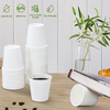 Small Disposable Mini White Paper Cups 3 Ounce Espresso Cups for Parties Travel Events Mouthwash Cups for Convenient Use