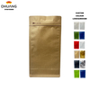 Colorful sealed Bags Aluminum Foil Self-standing Kraft Paper Bags Tea Coffee Bean Powder Food Grade Coffee Bags