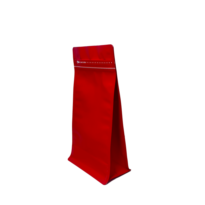 Customized Printing Eight-sided Flap Design sealed Bag Used for Storing Coffee Beans Waterproof and Moisture-proof Coffee Bags