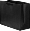 Custom Large Shopping Tote Gift Bags Handles Black Kraft for Small Business Boutiques Custom Retail Merchandise Bulk Recycled