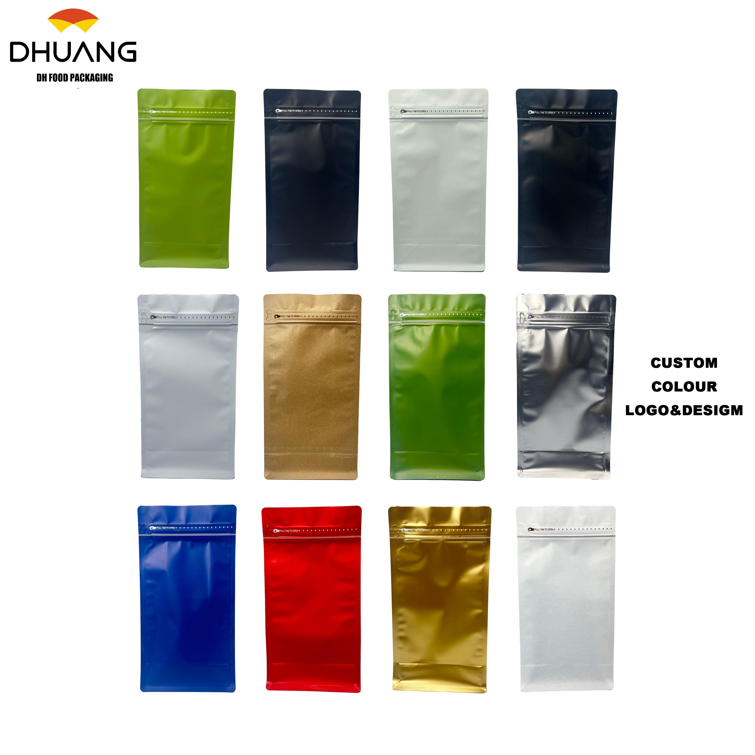 Customized LOGO Food-grade Moisture-proof Sealed Coffee Bean Candy Packaging Bags Coffee Bags