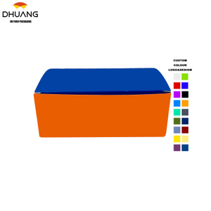 Fried Chicken Flip-top Folding Anti-frying Oil Packaging Box for Takeout Wholesale Food Box