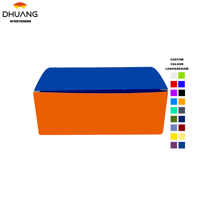 Fried Chicken Flip-top Folding Anti-frying Oil Packaging Box for Takeout Wholesale Food Box