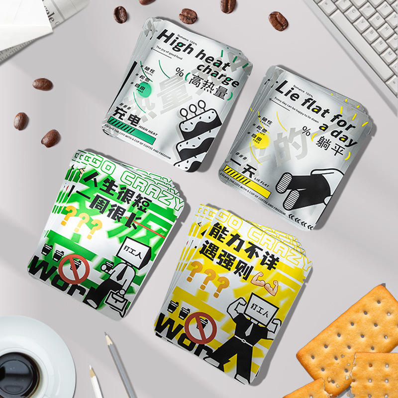 Portable Ear-shaped Coffee Bag with Aluminum Coating and One-time Moisture-proof Function Coffee Bags