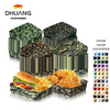 Large Food Paper Trays, 5 lb Deer Corn Chip Boat, Suitable for Children's Parties, Camo Themed Party Supplies (camo)