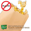 Greaseproof Paper Bag Biodegradable and Compostable Food Grade Paper Bags Oil-proof Paper Bag