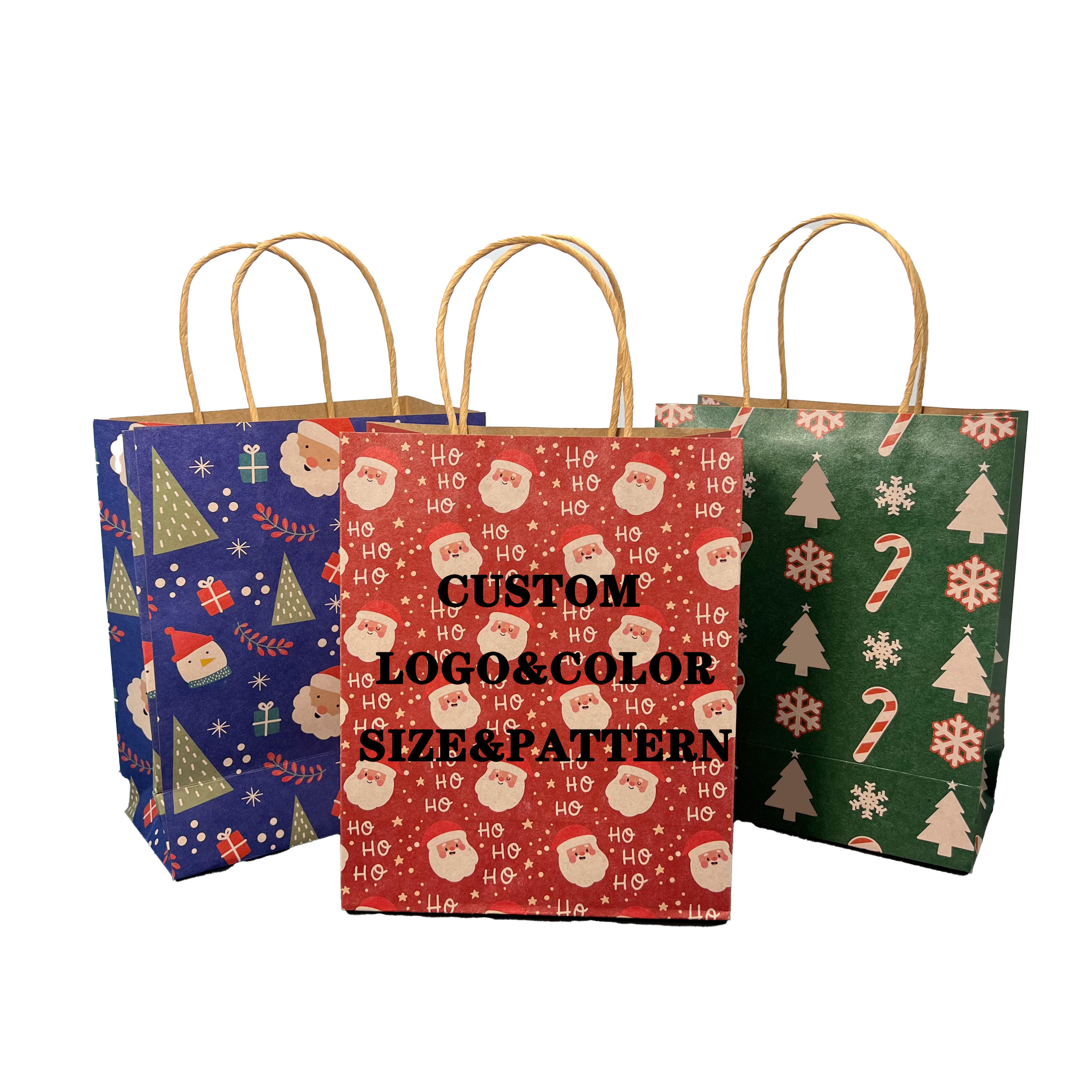 Recyclable Brown Kraft Paper Bag Clothing Retail Paper Bag with Handle Can Be Customized with Your Own logo Shopping Bag