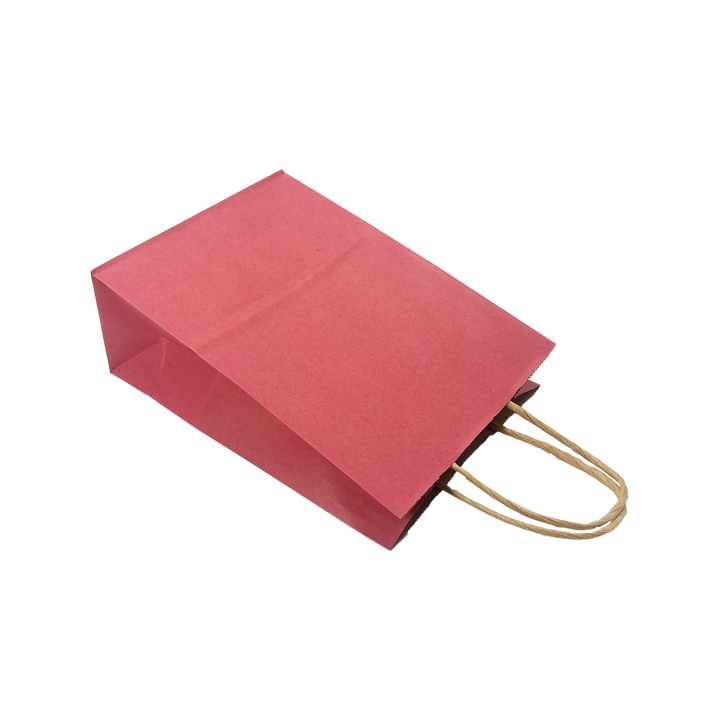 Customized Printed LOGO Brown Paper Bags in Candy Colors Available in Multiple Colors for Selection Shopping Bag