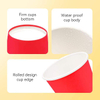Red Paper Cups Mouthwash Disposable Bathroom Small Paper Birthday Parties Picnics Custom Paper Cups