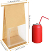 Bread Bag with Window with Wire Loop Can Be sealed Suitable for Bakeries Cafes and Homemade Custom Bread Bags
