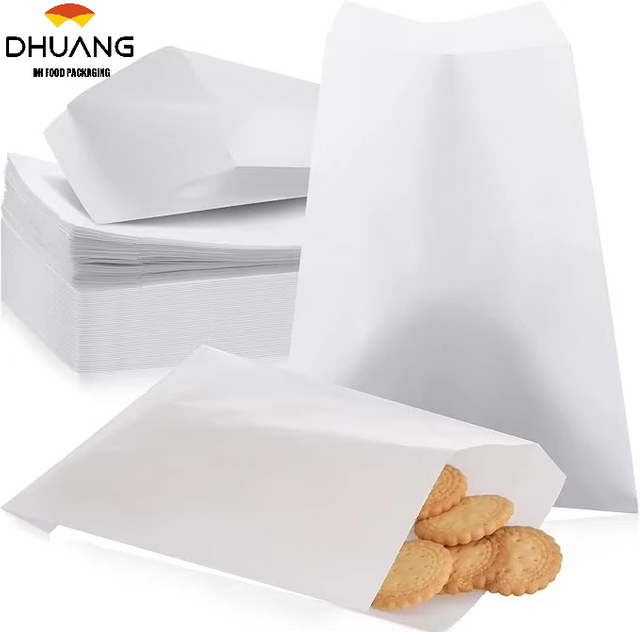 500 Greaseproof Paper Bags Cookie Paper Bag for Bread Candy Chocolate CUSTOM BREAD BAGS