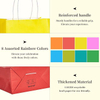 Paper Gift Bag with Handle, 5.8 "x 3.2" X 8.25" Kraft Paper Party Gift Bag, Suitable for Child's Birthday (8 Colors)