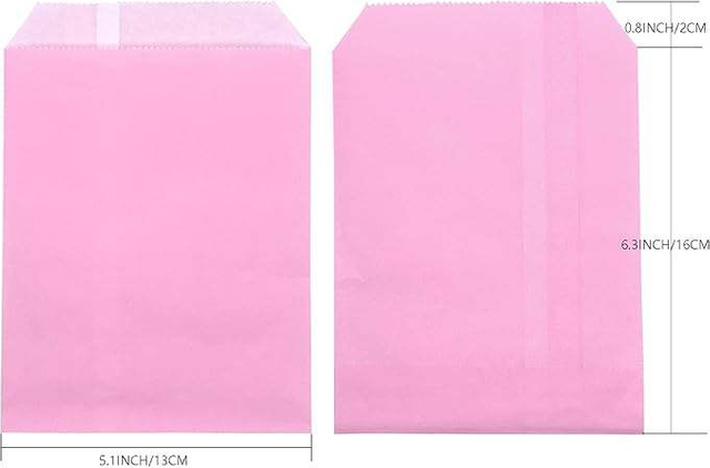 Flat Paper Treatment Bag Black Greaseproof Baking Cookie Paper Bag Candy Chocolate Pastry