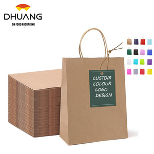 Bulk Brown Kraft Paper Bags with Handles Sturdy Retail Shopping Bags for Small Business Party Favor Birthday Wedding Craft Bags
