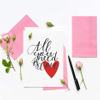 Small pink Paper Therapy Bags Candy Kraft Paper Bags Loose Snacks Popcorn Candy Sandwich Party