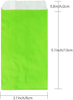 Small Green Greased Bread Paper Bag Wax Treated Packaging for Cookies Candies Chocolate Pastry Snacks Custom Bread Bags