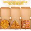 Bulk Reusable Large Square Cardboard Pizza Container Matte Finish Embossed Takeout Restaurant Pizza Custom Pizza Boxs