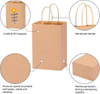 60pcs Paper Bags Gift Bags Brown Small Paper Gift Bags with Handles Bulk for Shopping Birthday Wedding