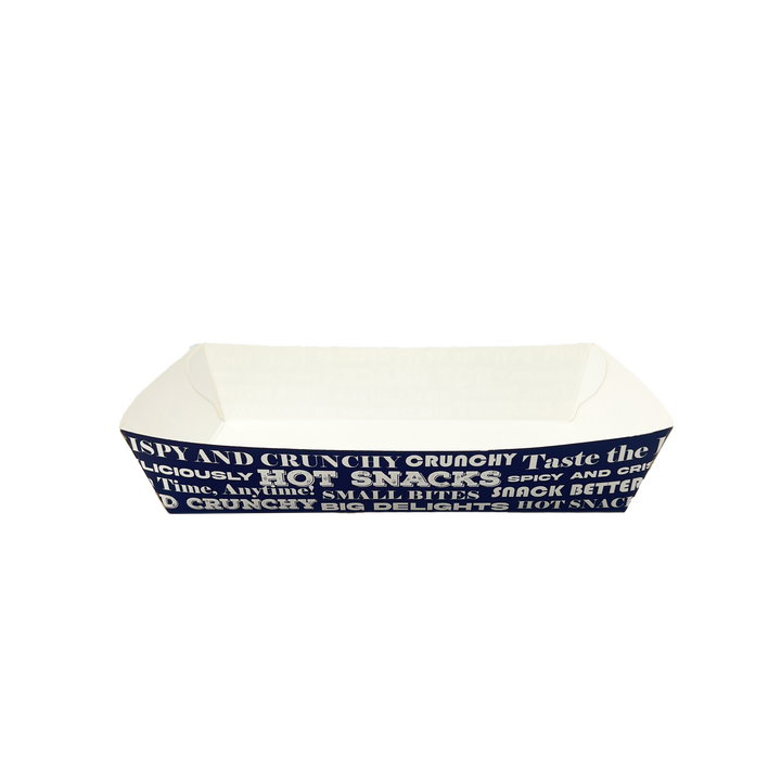 Customized LOGO Pattern Disposable Food Packaging Tray Container Made of Food Grade Material Food Trays