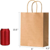 Brown Paper Bags with Handling Bulk Gift Retail Party Shopping Custom Paper Bags