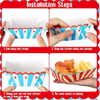 Disposable Paper Food Boat Party Supplies for a Carnival - Soft Snacks Hot Dogs in Insulated Containers Food Trays