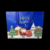 Custom Printed Laser-coated Aluminum Foil-coated Non-woven Fabric Gift Bags for Wholesale in Christmas Styles Shopping Bag
