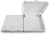 Repeating White Corrugated Pizza Box Cardboard Takeout Packaging for Oven Fresh Eco-Friendly Paper Custom Pizza Boxes