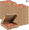 Pizza Box Kraft Corrugated for Takeout Food Delivery Gift Cake Cookies Food Custom Pizza Boxs