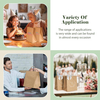 Bulk Brown Kraft Paper Bags with Handles Sturdy Retail Shopping Bags for Small Business Party Favor Birthday Wedding Craft Bags