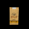 Toast Storage Bag with clear Window Cookie Paper Packaging with Your Own logo Custom Bread Kraft Paper Bag Oil-proof Paper Bag