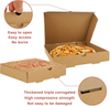 Small Pizza Box Kraft Pizza Box Can Be Reused for Takeaway Cookies Cakes Food Custom Pizza Boxs