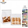 Customized White Bread Bags with Windows. Lockable Bags Are Used for Storing and Preserving Custom Bread Bags