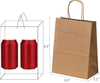 Brown Kraft Paper Bag, 5.9 "x3.2" X8.3 "Gift Bag, Mini Paper Bag, Gift Bag, Retail Bag