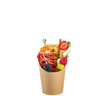 Hot-selling Custom-printed Waffle Cookie Paper Cup Potato Chip Rack Disposable Snack Paper Cup Paper Cup