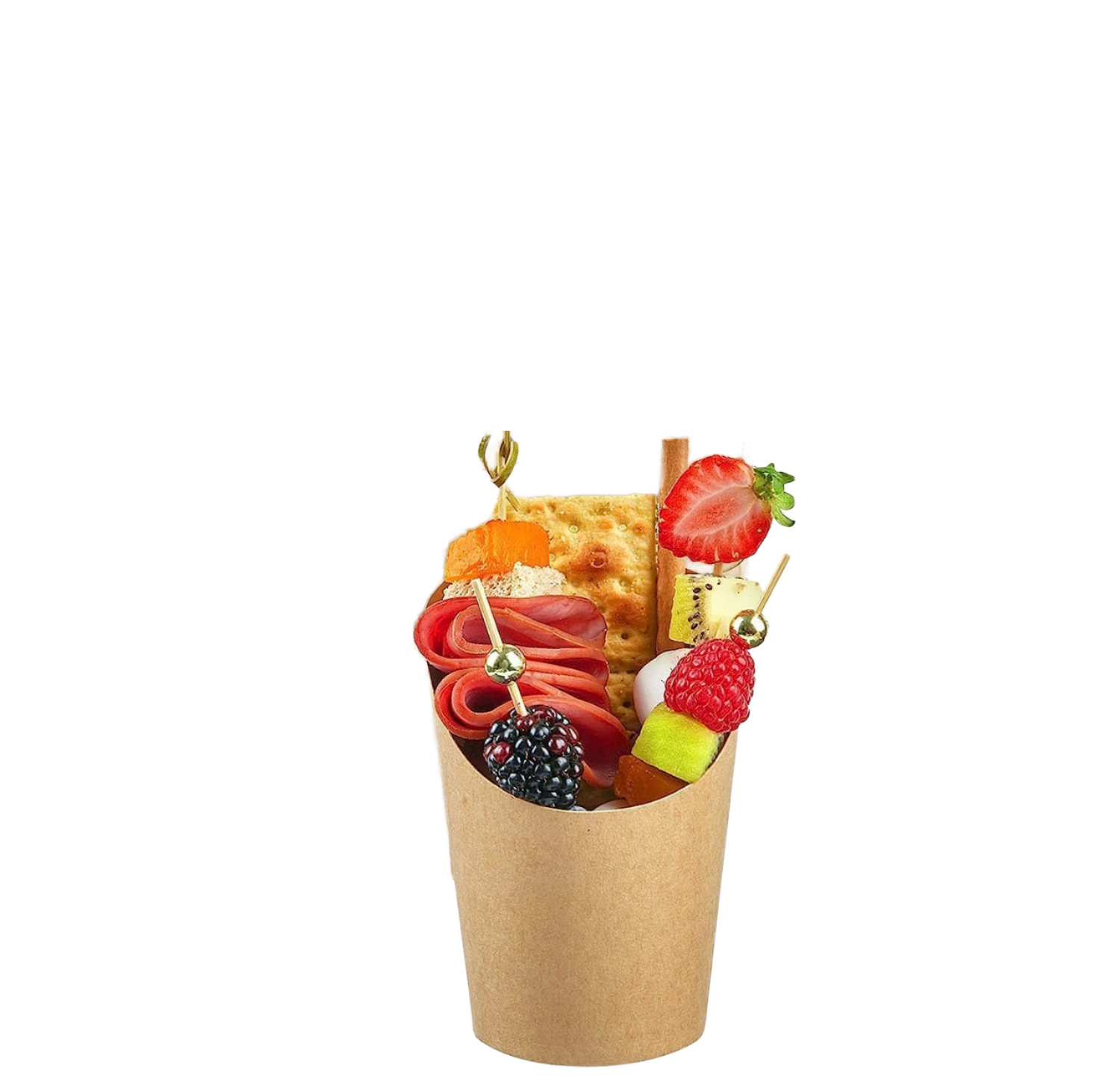 Hot-selling Custom-printed Waffle Cookie Paper Cup Potato Chip Rack Disposable Snack Paper Cup Paper Cup
