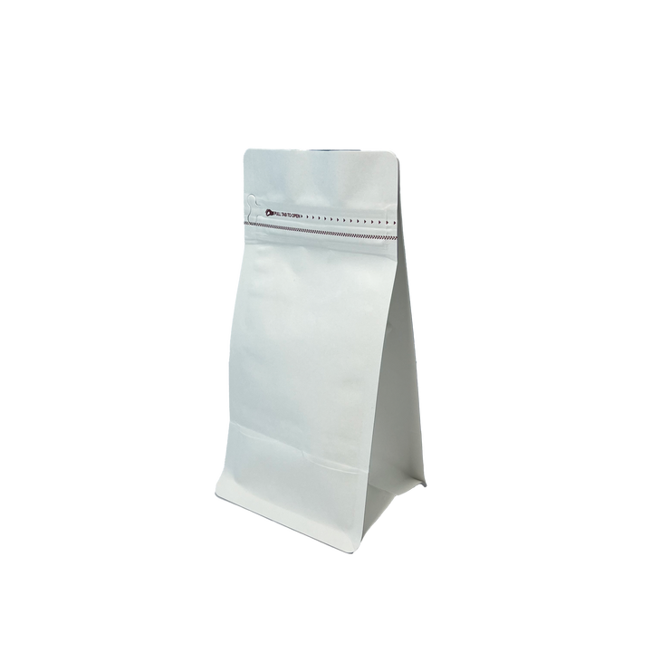 Custom Printed Vertical Aluminum Foil Side-zipper Flat-bottom Bags Reusable Heat-sealed Bags Coffee Bags