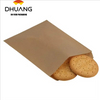 Custom-Made Recyclable Kraft Paper Bags Wood Pulp Material for Ready-To-Wrap Baked Bread Use Oil-proof Paper Bag