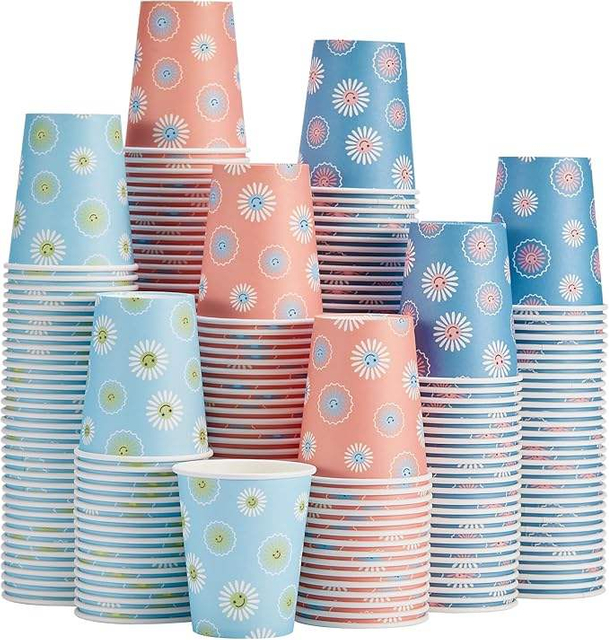 8 oz Disposable Paper Cups Hot Cold Drink Paper Drinking Cups Paper Coffee Cup
