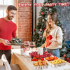 Paper Food Tray Christmas Plaid Light Nutcracker Snack Tray Disposable Nachos Hot Dog Holiday Party Supplies (Nutcracker)
