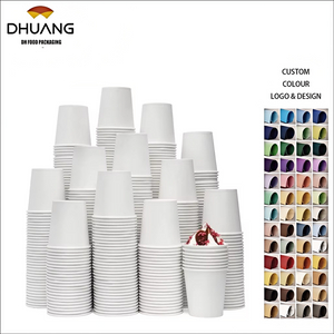 Disposable Paper Coffee Cups, Hot/Cold Beverage Drinking Cup for Coffee, Tea, Juice