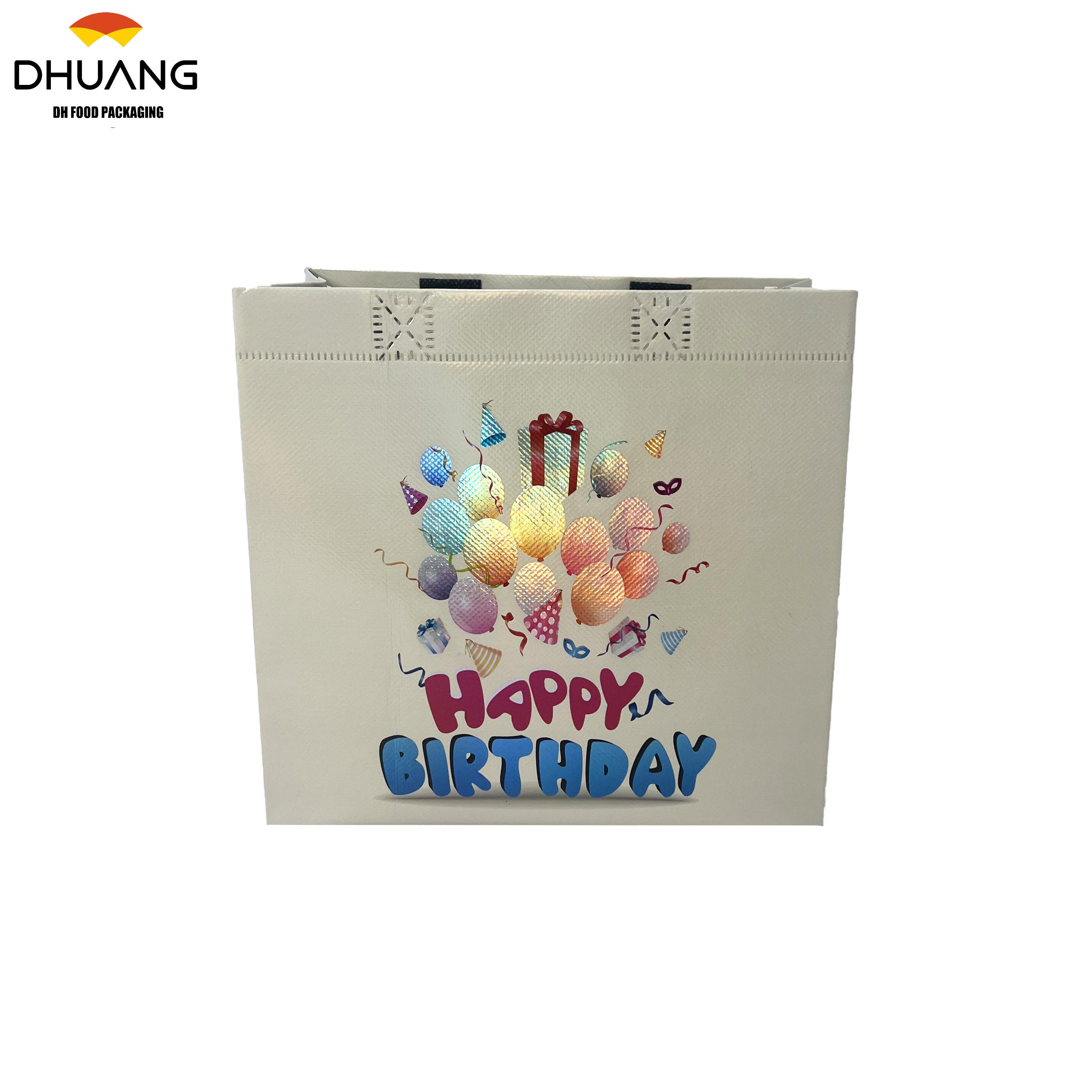 Custom Printed Coated Aluminum Foil-coated Non-woven Fabric Gift Bags Are Suitable for Birthday Gift Packaging Shopping Bag