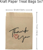 Paper Gift Bags Kraft Paper Is Used for Candies Snacks Biscuits Baking celebrations and Parties and Oil-proof Paper Bags